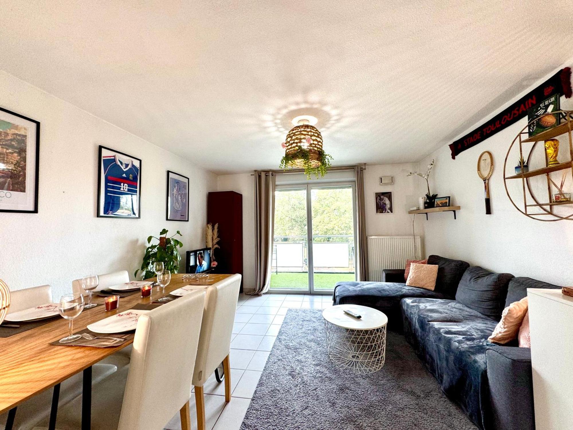 Bel T3 De 60m2 Avec Parking, Terrasse, Proche Du Metro Et Du Periph Toulouse